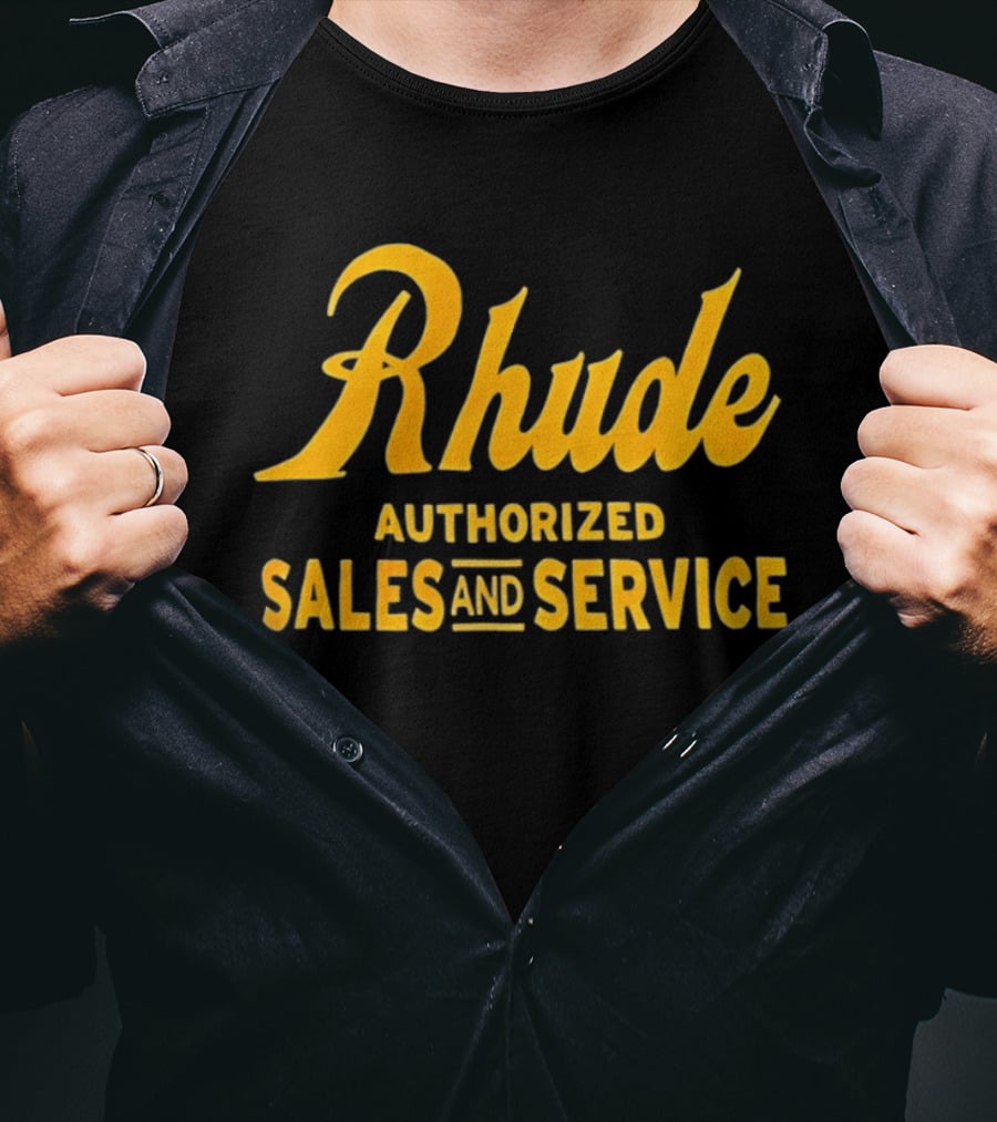 Rhude Authorized Sales And Service T-Shirt