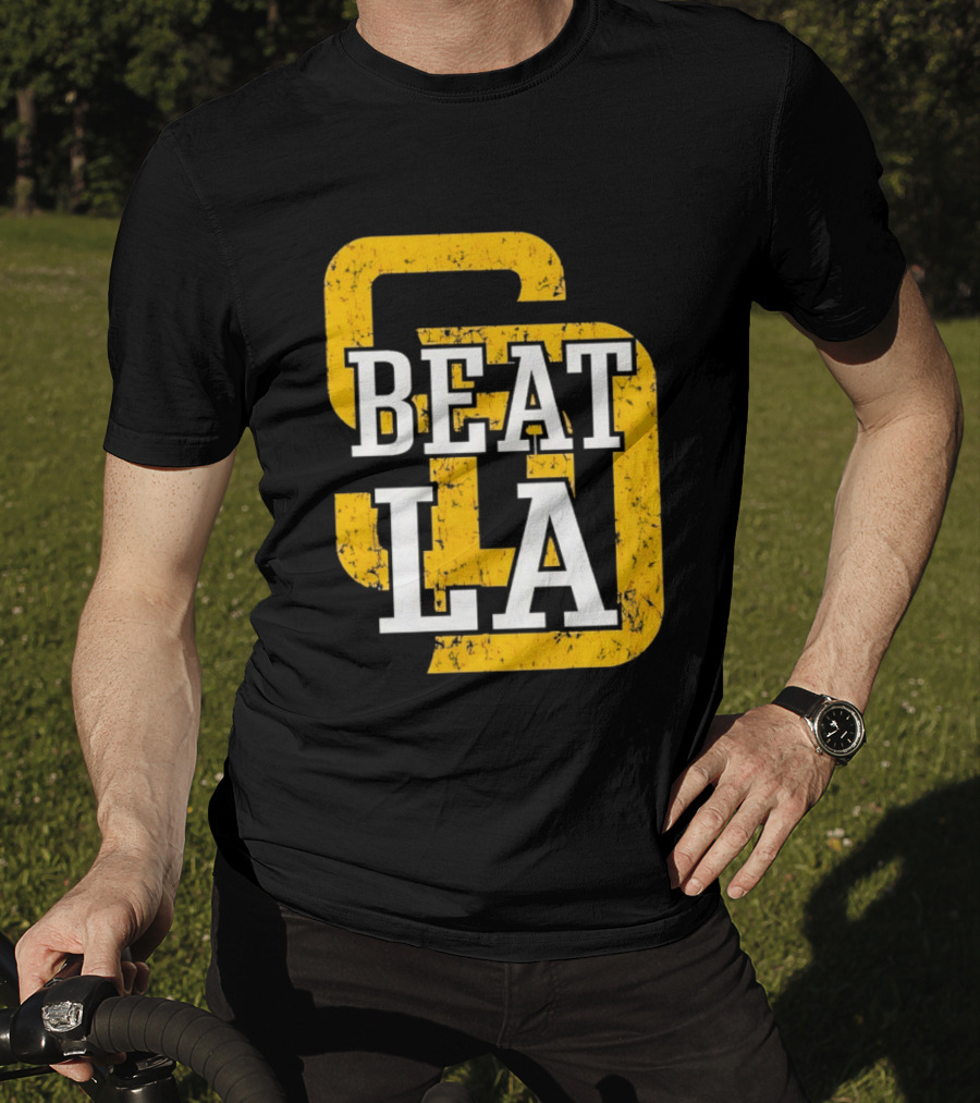 San Diego Padres Beat LA Dodgers Victory T-Shirt
