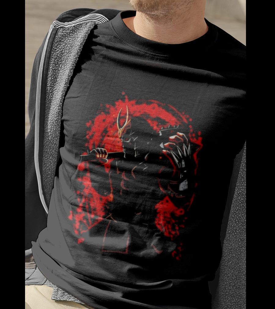 Shao Kahn Mortal Kombat Emperor Of Outworld Warrior Red T-Shirt