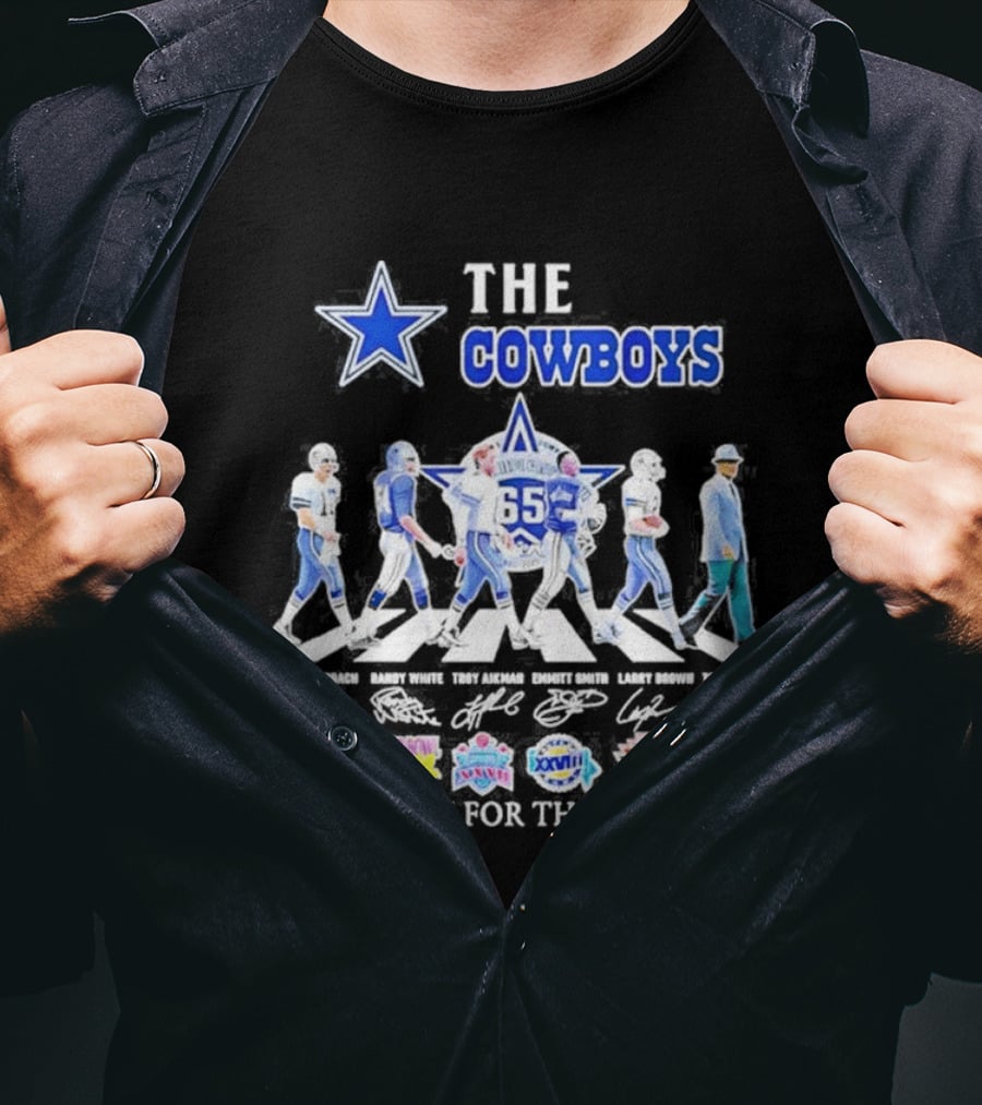 The Cowboys 65th Anniversary Thank You For The Memories Super Bowl Championships T-Shirt