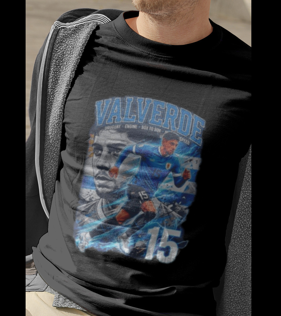 Valverde Uruguay Engine Box To Box Speed 15 T-Shirt