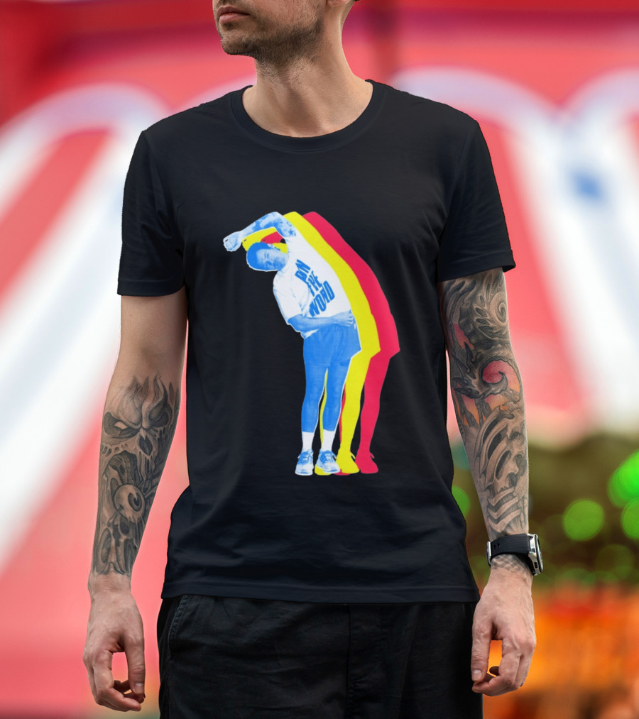 BNLDFWD Stretch Harry Retro Colorful Fitness Vibes T-Shirt