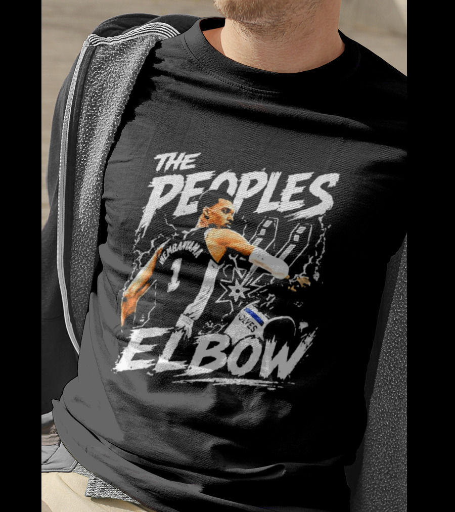 The Peoples Elbow Victor Wembanyama San Antonio Spurs Basketball 2026 Number 1 T-Shirt