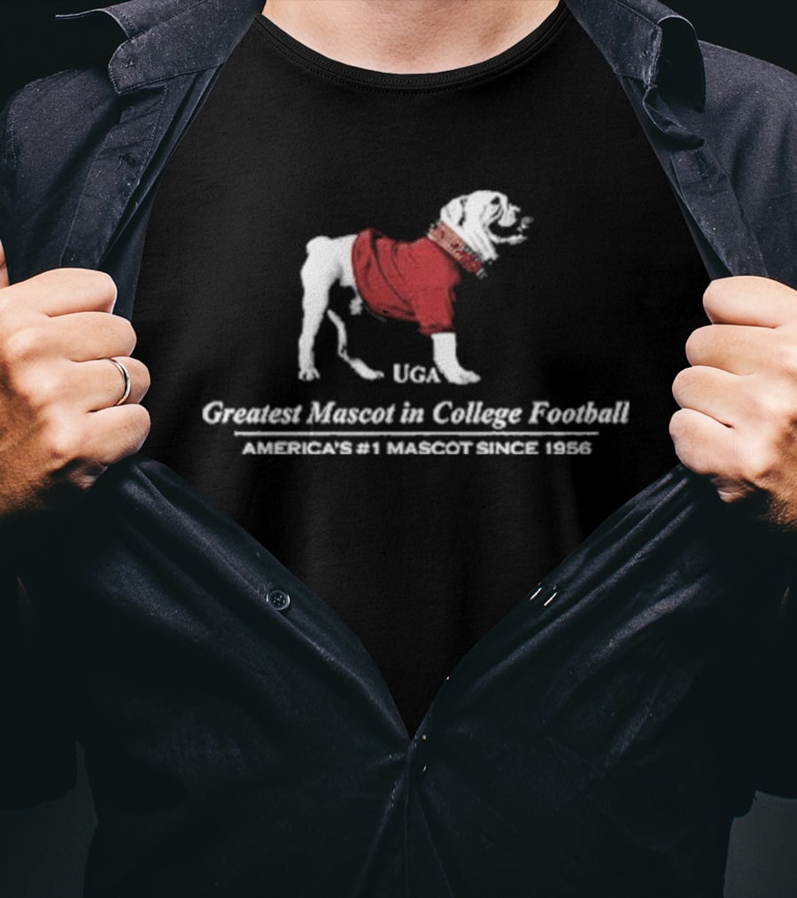 UGA Georgia Bulldogs Greatest Mascot In College Football Since 1956 T-Shirt