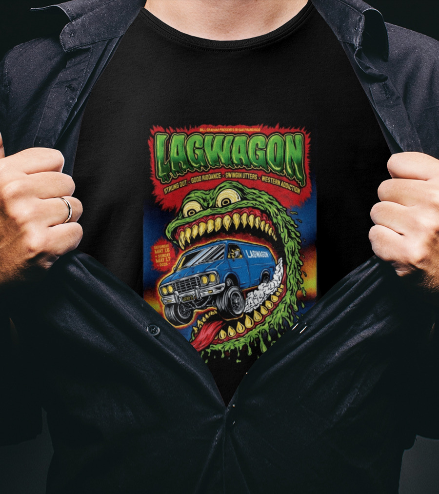 Bill Graham Presents Lagwagon San Francisco The Fillmore May 2026 Van T-Shirt