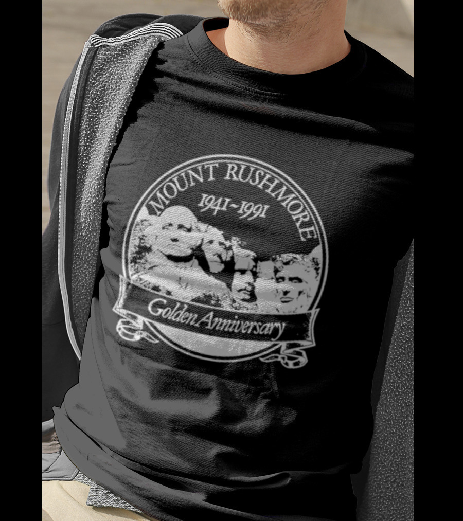 Mount Rushmore 1941 1991 Golden Anniversary T-Shirt