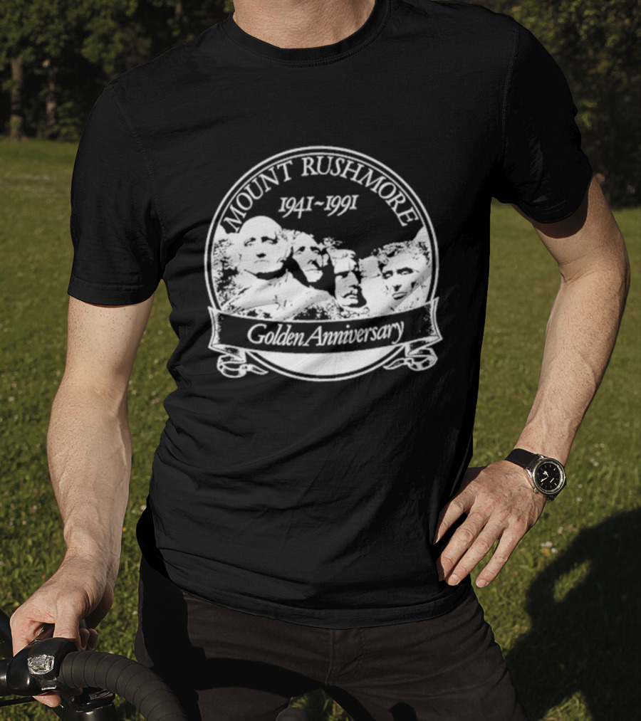 Mount Rushmore 1941 1991 Golden Anniversary T-Shirt