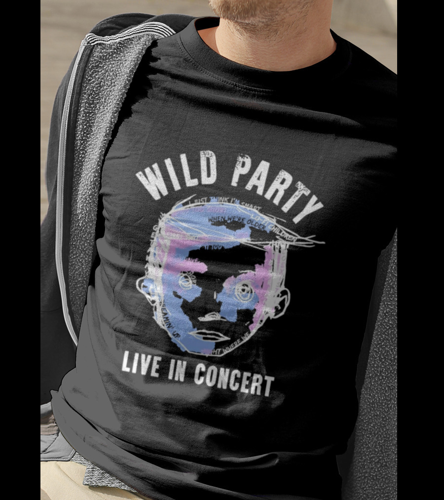 Wild Party Live In Concert Lo Fi First Night Too Short T-Shirt