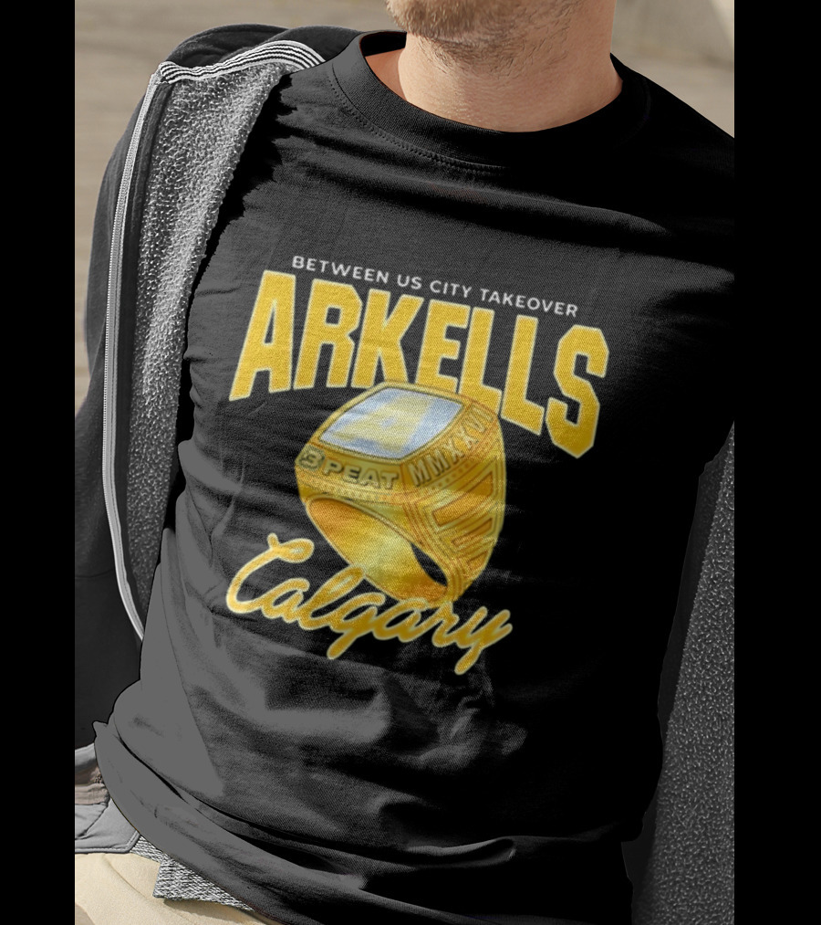 Arkells Between Us City Takeover 3 Peat Calgary T-Shirt