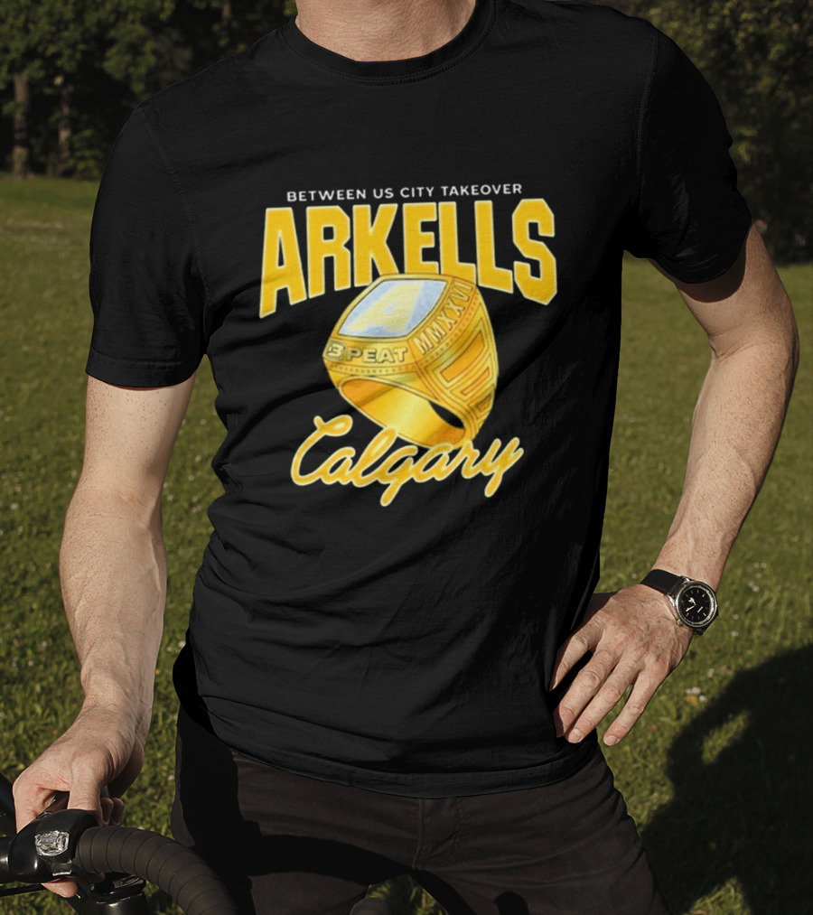 Arkells Between Us City Takeover 3 Peat Calgary T-Shirt