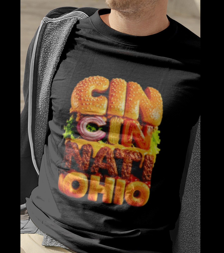 Cincinnati Burger Ohio Food T-Shirt