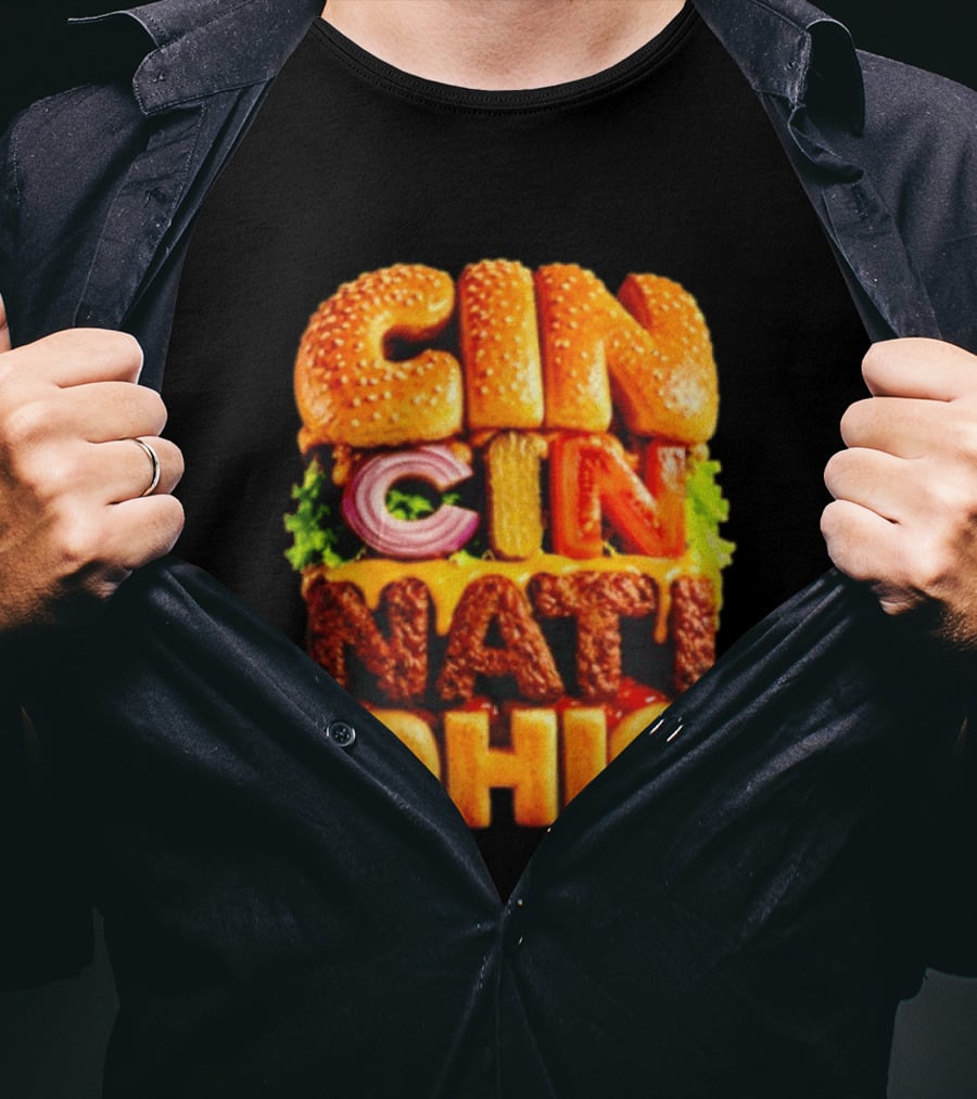 Cincinnati Burger Ohio Food T-Shirt