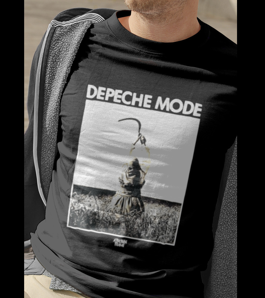 Depeche Mode A Broken Frame Album Wheat Field Scythe Image T-Shirt