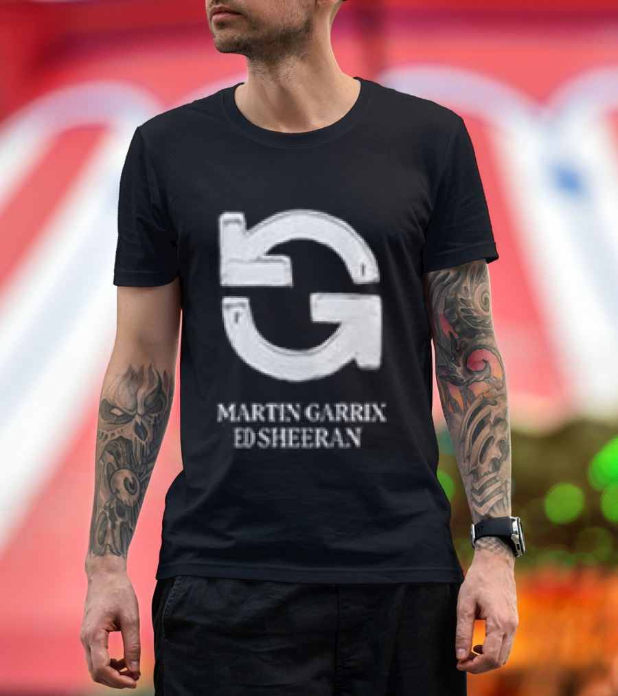 Martin Garrix Ed Sheeran Repeat It Black Edition 2026 Collaboration T-Shirt