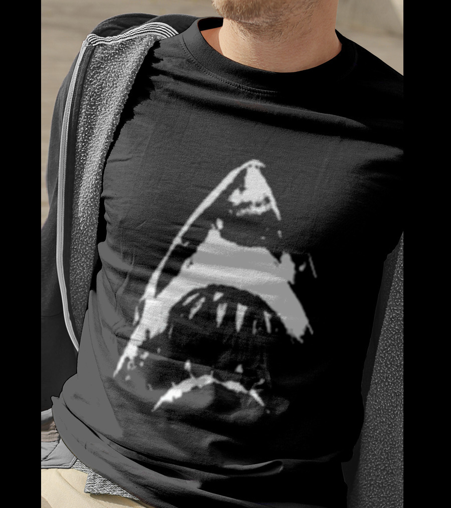 Out Of Time Studio Jaws Terror Promo Shark Teeth T-Shirt