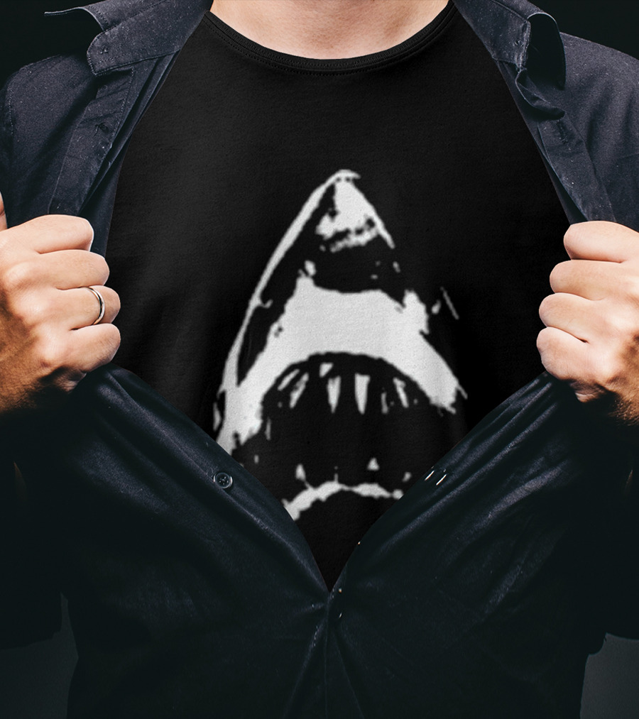 Out Of Time Studio Jaws Terror Promo Shark Teeth T-Shirt