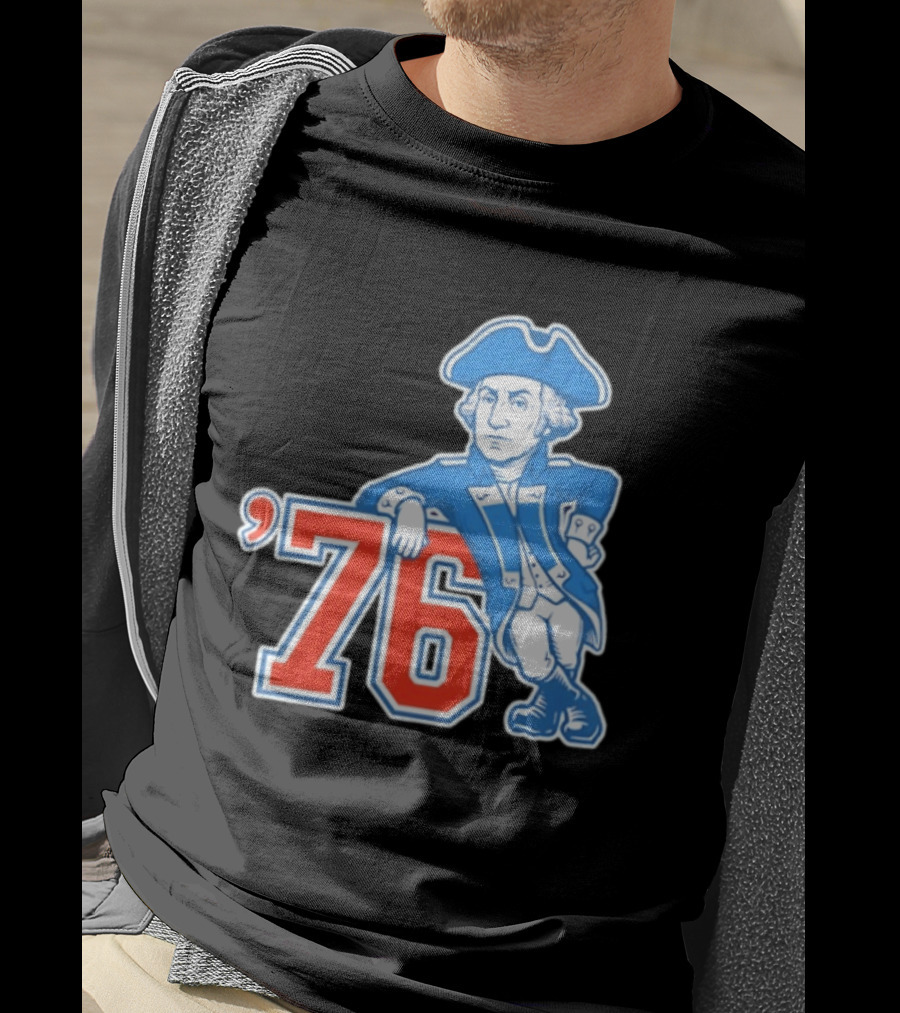 George Washington Bicentennial 1776 1976 Retro Style Patriot T-Shirt