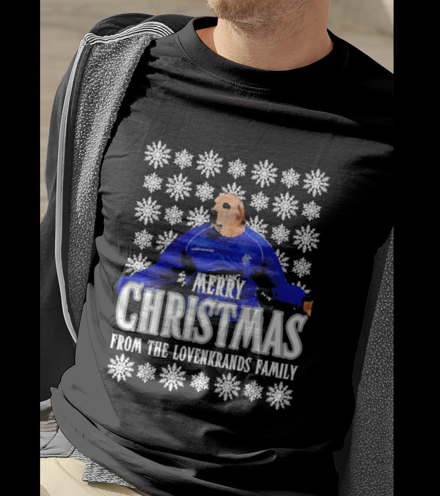 Merry Christmas From The Lovenkrands Family Snowflake T-Shirt