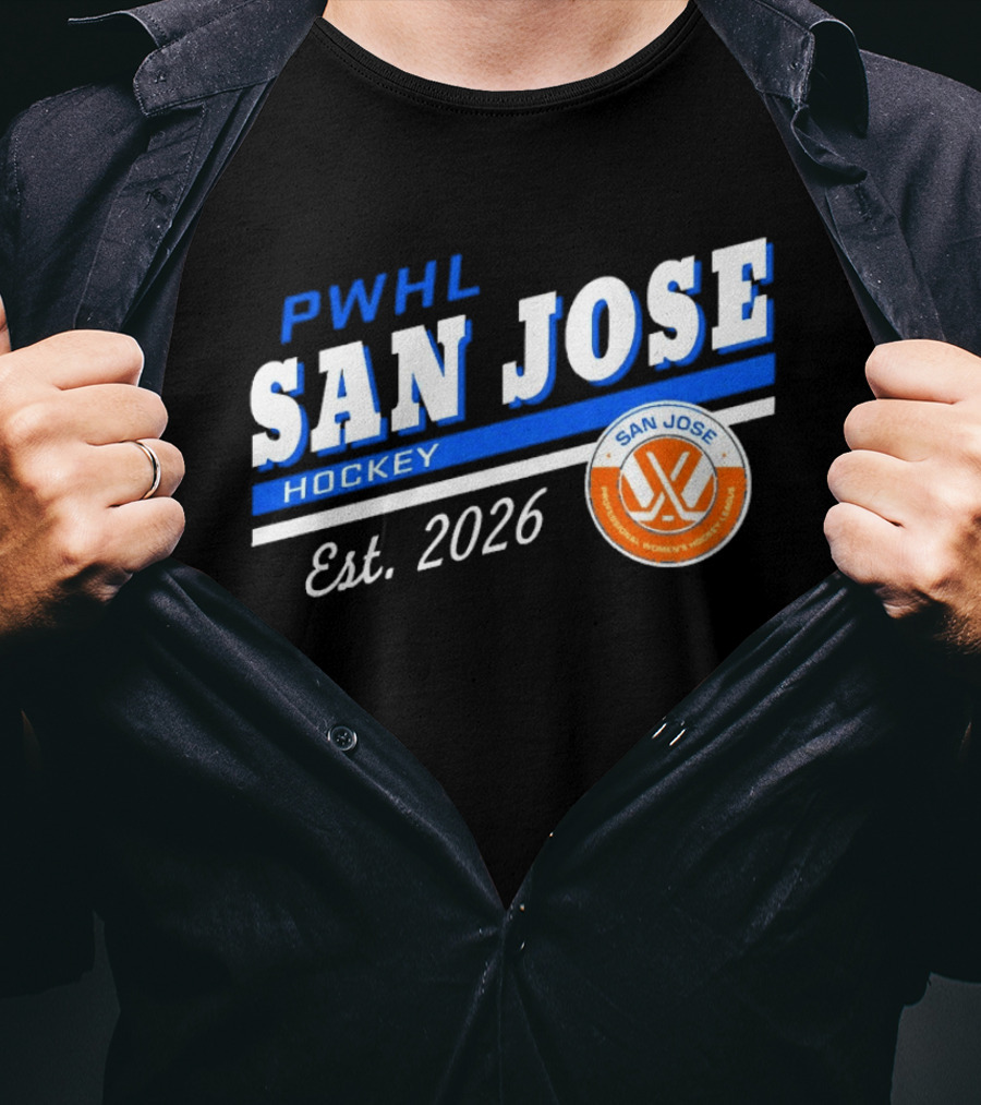 PWHL San Jose Hockey Est 2026 Women's Team T-Shirt