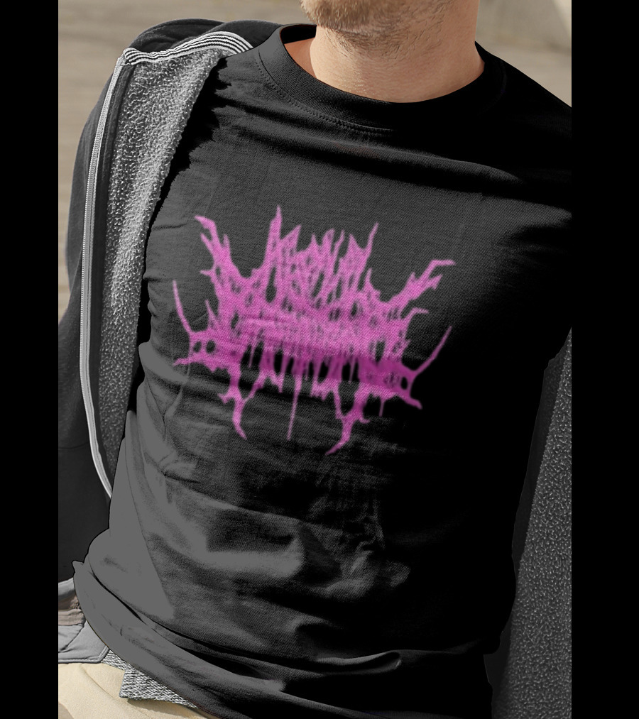 Reality Fade Agonal Breathing Pink Distorted T-Shirt