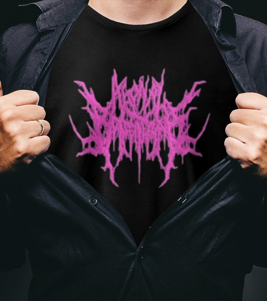 Reality Fade Agonal Breathing Pink Distorted T-Shirt