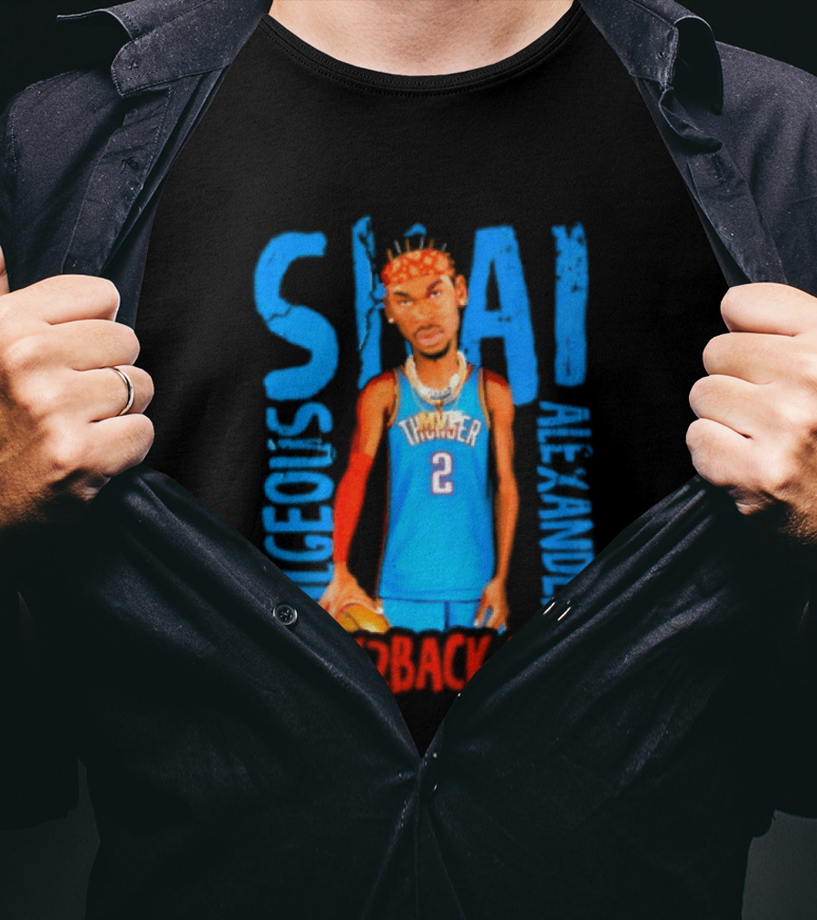Shai Gilgeous Alexander Back 2 Back MVP Oklahoma City T-Shirt