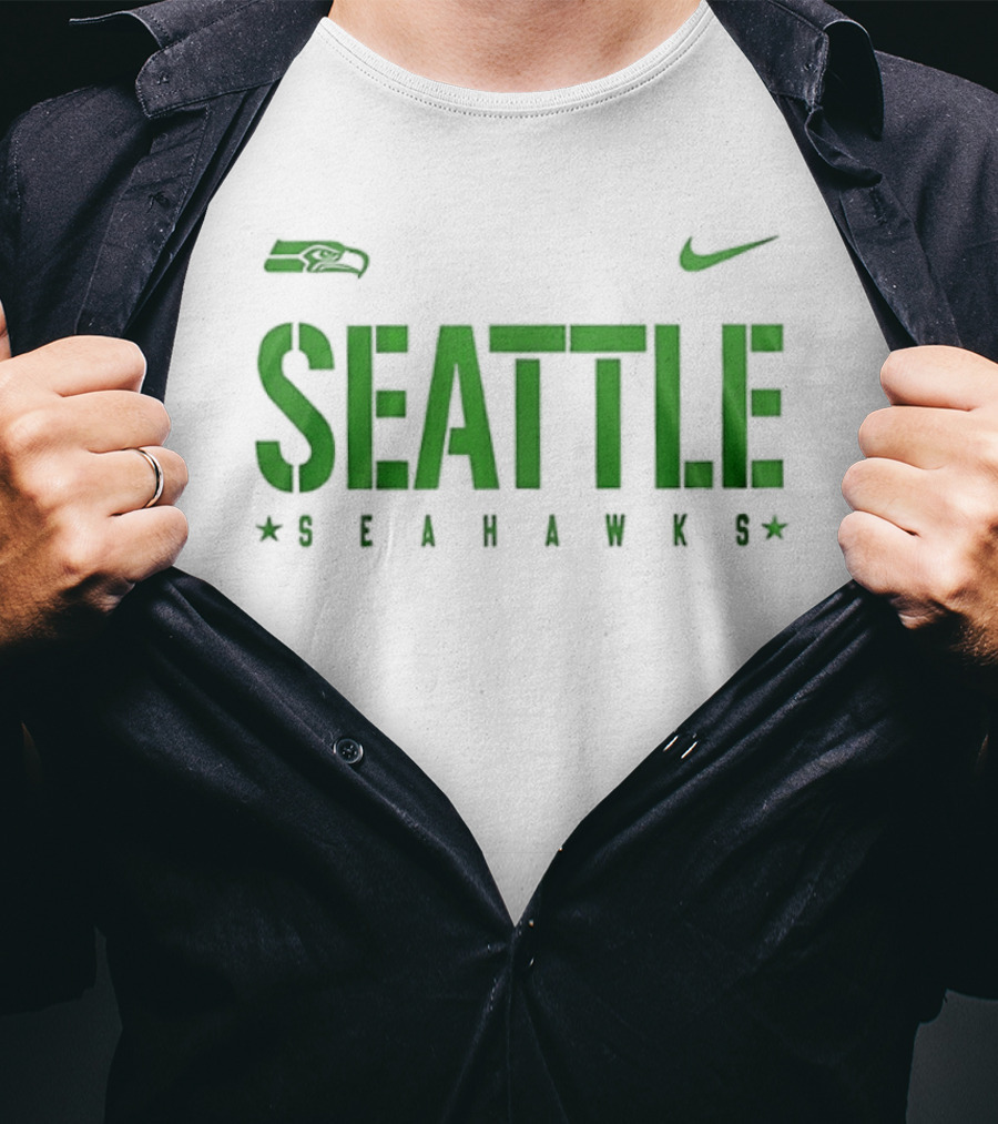 Seattle Seahawks 1790 U.S. Coast Guard Semper Paratus Always Ready Nike T-Shirt