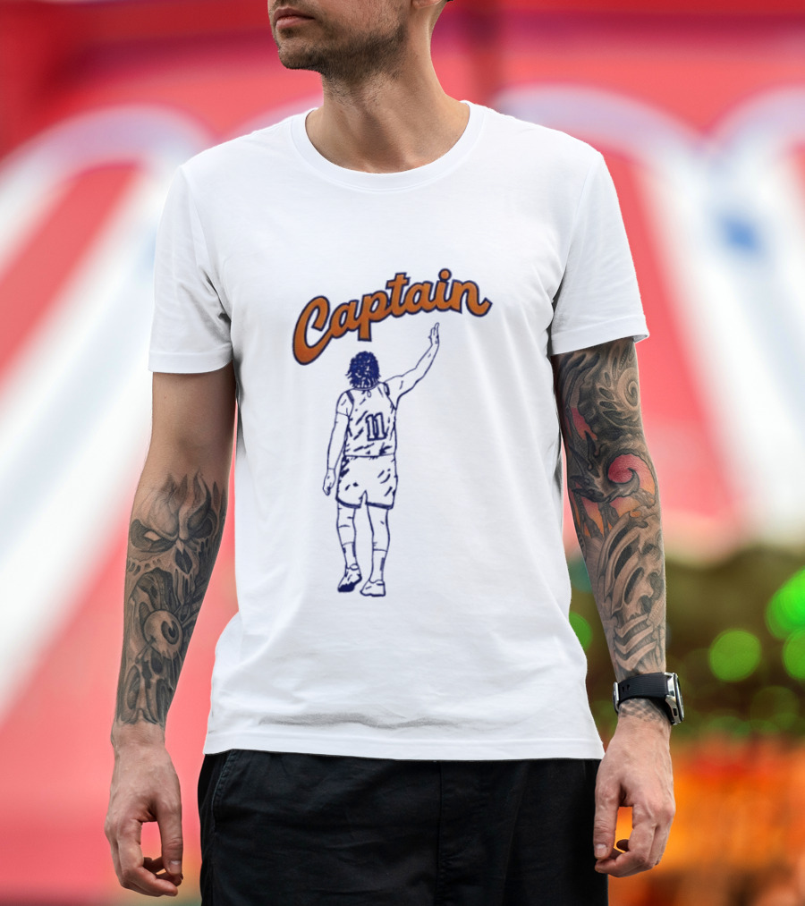Allan Houston Number 11 New York Knicks Captain Basketball Madison Square Garden NBA T-Shirt