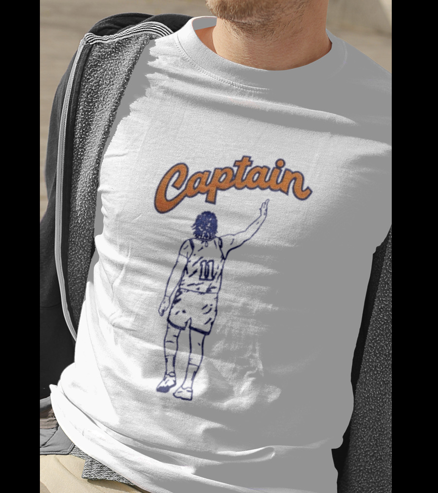 Allan Houston Number 11 New York Knicks Captain Basketball Madison Square Garden NBA T-Shirt