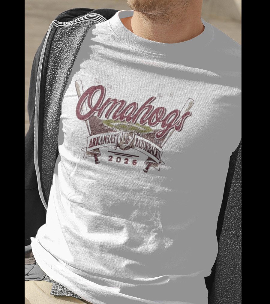 Arkansas Razorbacks Omahogs 2026 NCAA Baseball T-Shirt