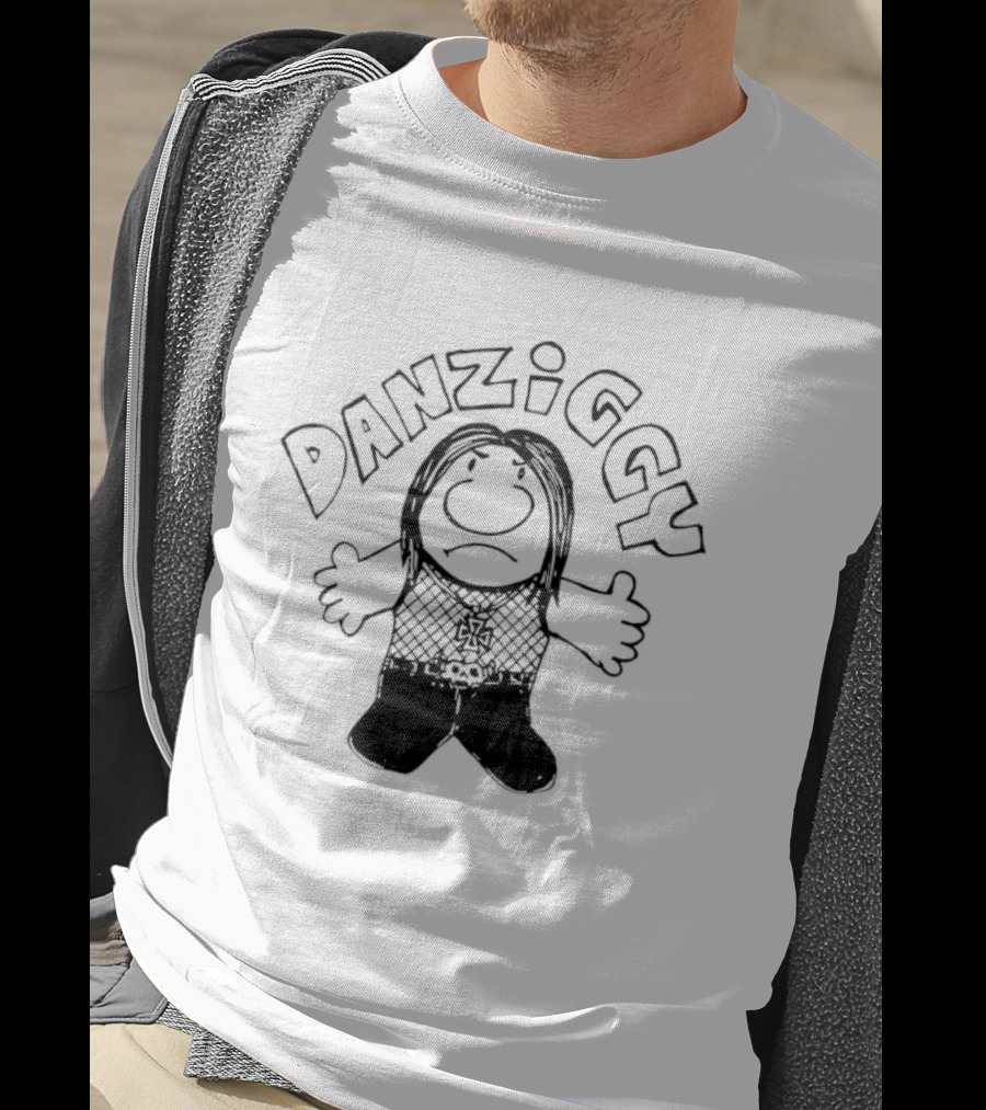 Danziggy Glenn Danzig Heavy Metal Music Gothic Rock Ziggy Comic Strip T-Shirt
