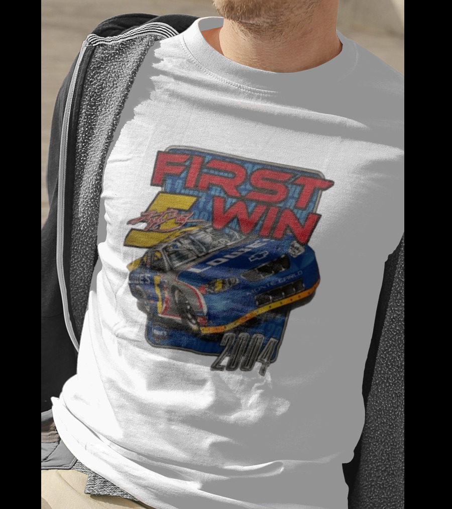 First Win 2004 Jimmie Johnson Lowe's Monte Carlo Hendrick Motorsports T-Shirt