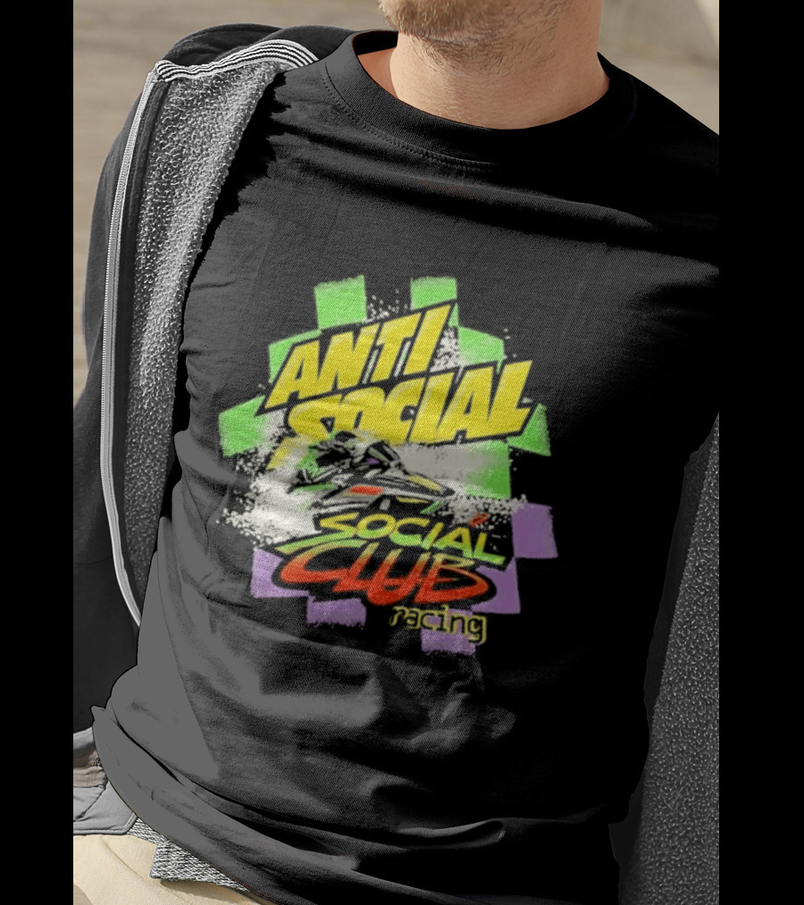 Anti Social Social Club Racing Arctic Snowmobile T-Shirt