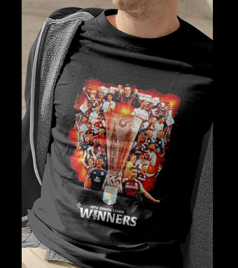 Aston Villa UEFA Europa League 2026 Istanbul Final Champions T-Shirt