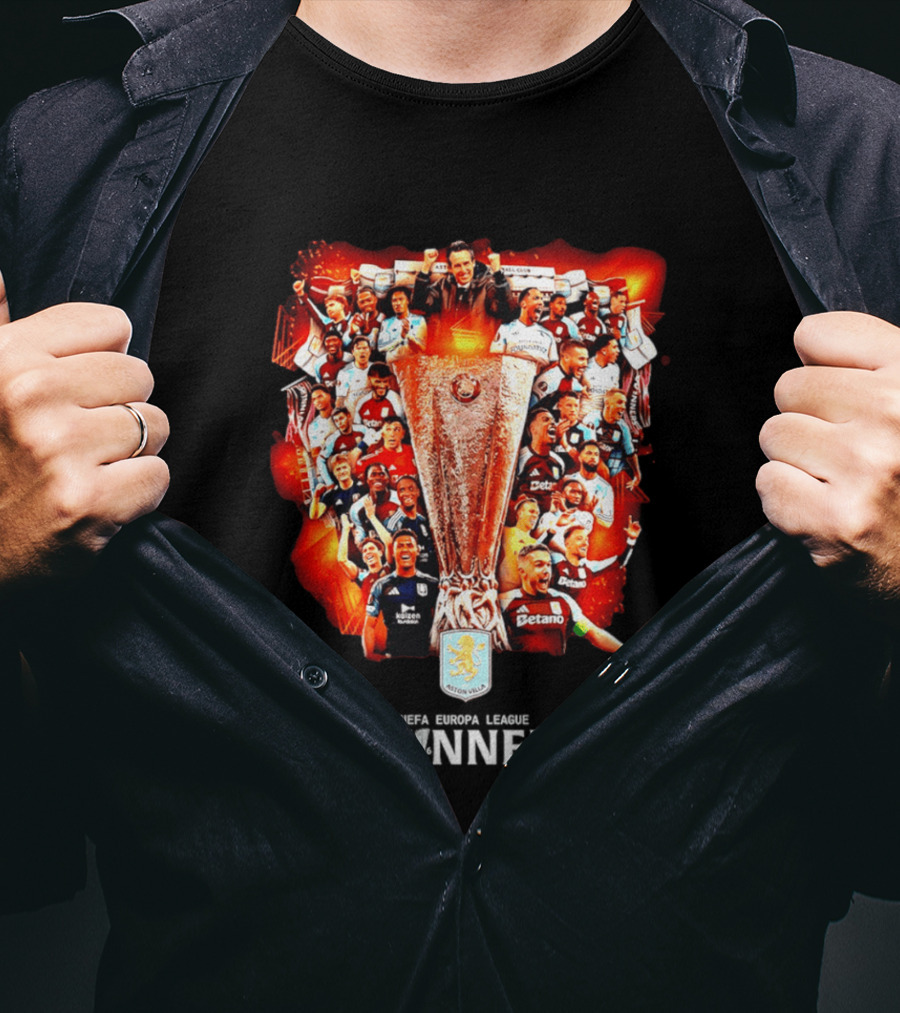 Aston Villa UEFA Europa League 2026 Istanbul Final Champions T-Shirt