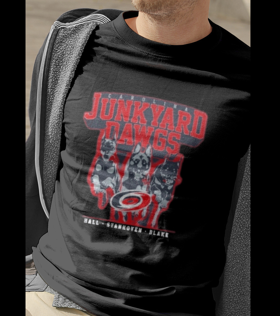 Carolina Junkyard Dawgs Hall Stankoven Blake Hurricanes T-Shirt