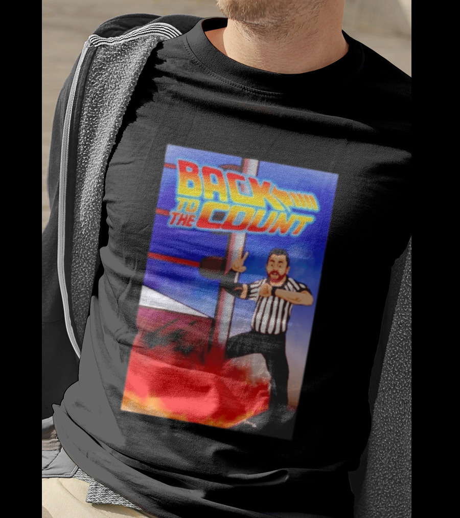 Daniel Spencer Back To The Count Wrestling Referee Nostalgia T-Shirt