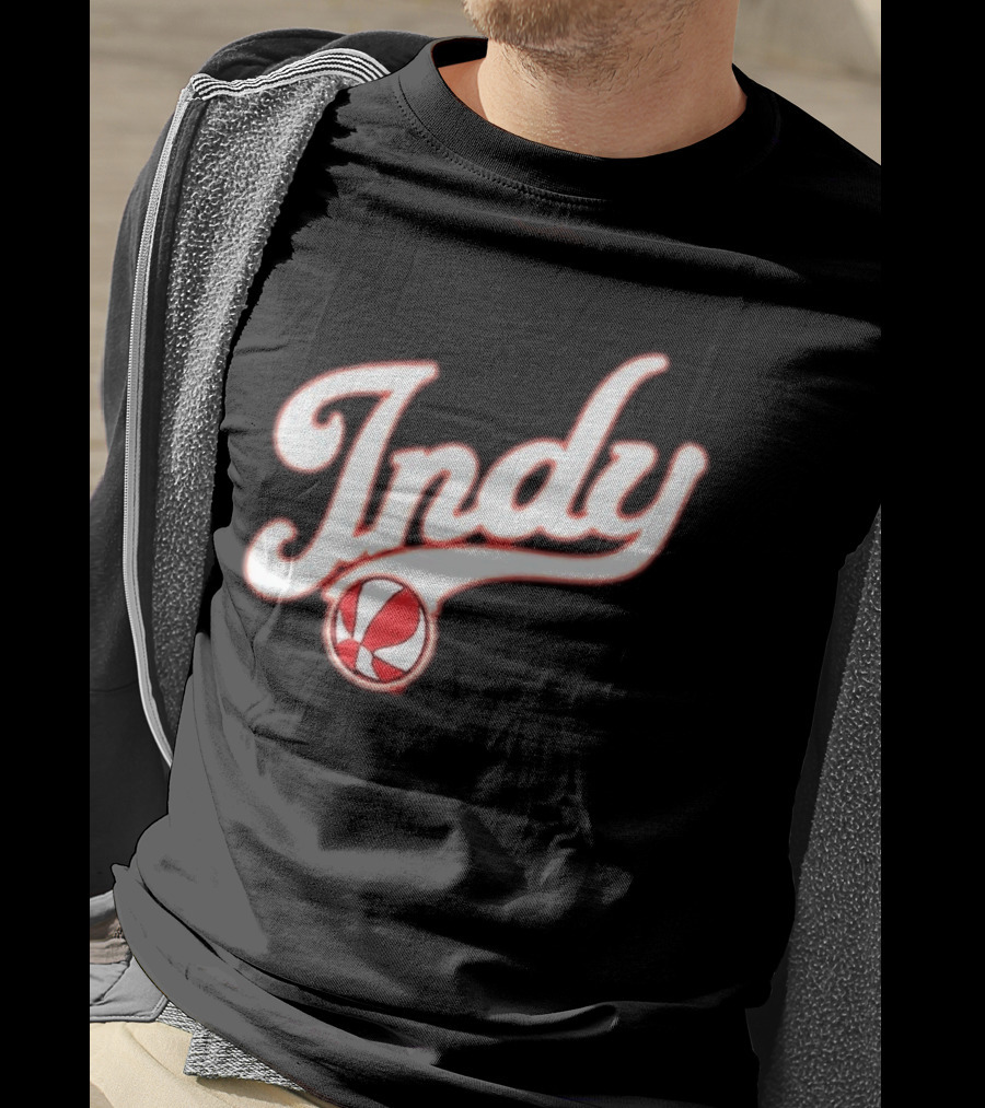 Indy Baseball Red 2023 Casual Classic Sports Style Retro Look T-Shirt