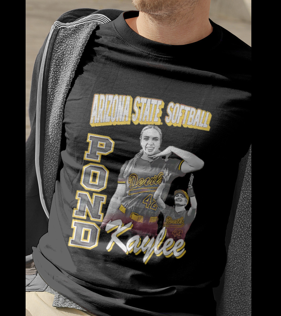Arizona State Softball Kaylee Pond Devils 42 T-Shirt