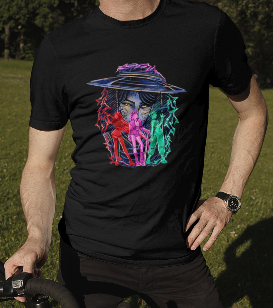 Original Hunt In Kpop Demon Huntrix Neon Warrior Trio T-Shirt