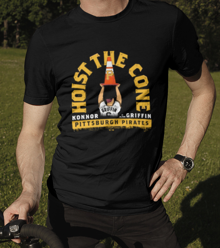 Pittsburgh Pirates Konnor Griffin Hoist The Cone MLB Baseball T-Shirt