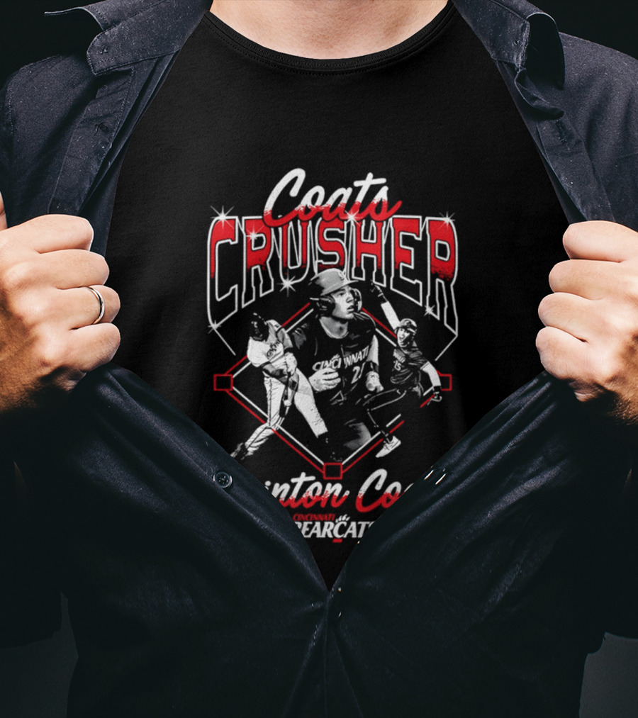 Coats Crusher Quinton Coats Bearcats T-Shirt