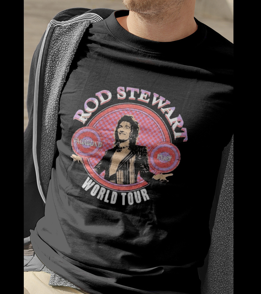 Rod Stewart Vagabond Heart World Tour T-Shirt