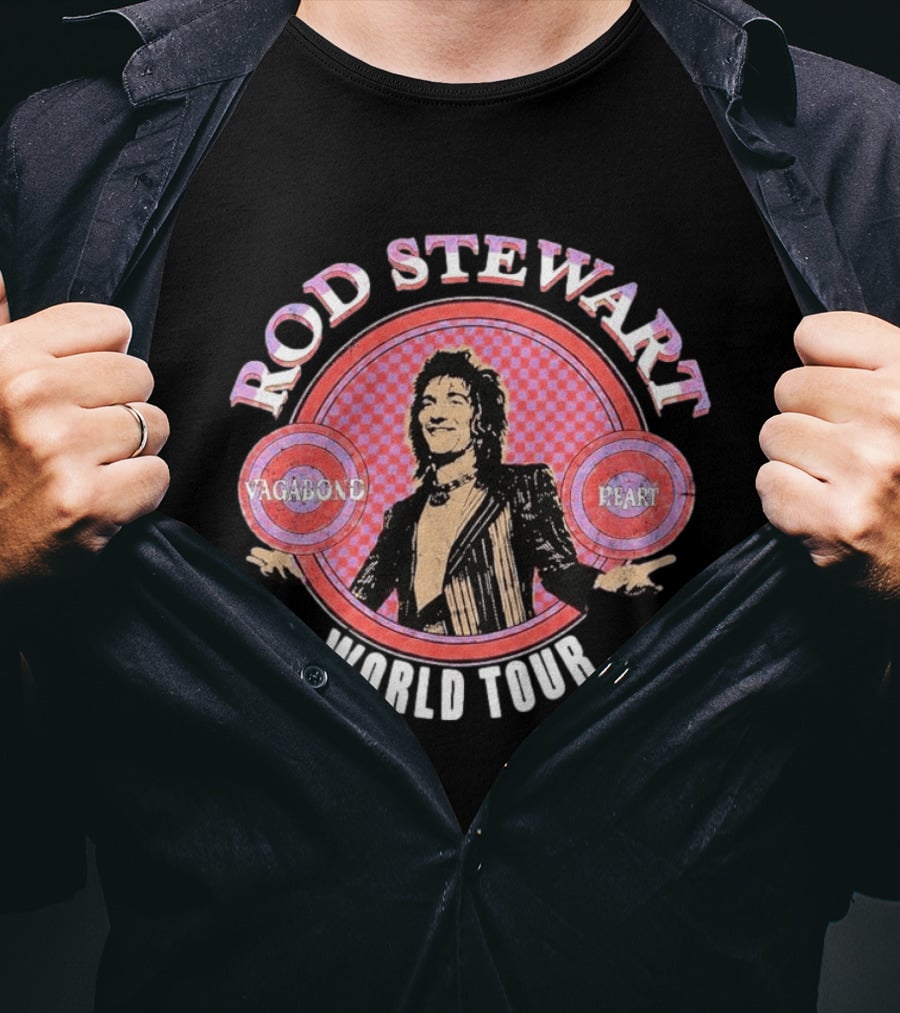 Rod Stewart Vagabond Heart World Tour T-Shirt