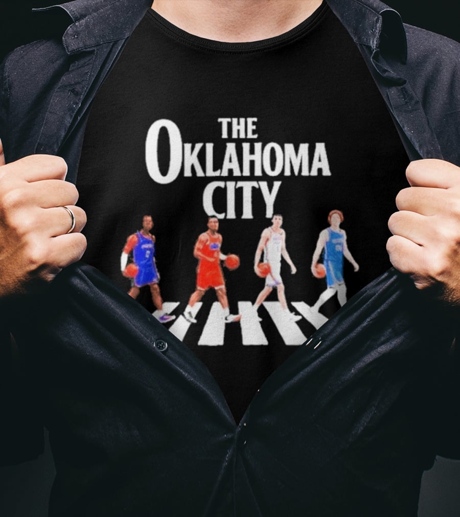 The Oklahoma City Players Abbey Road Basketball T-Shirt