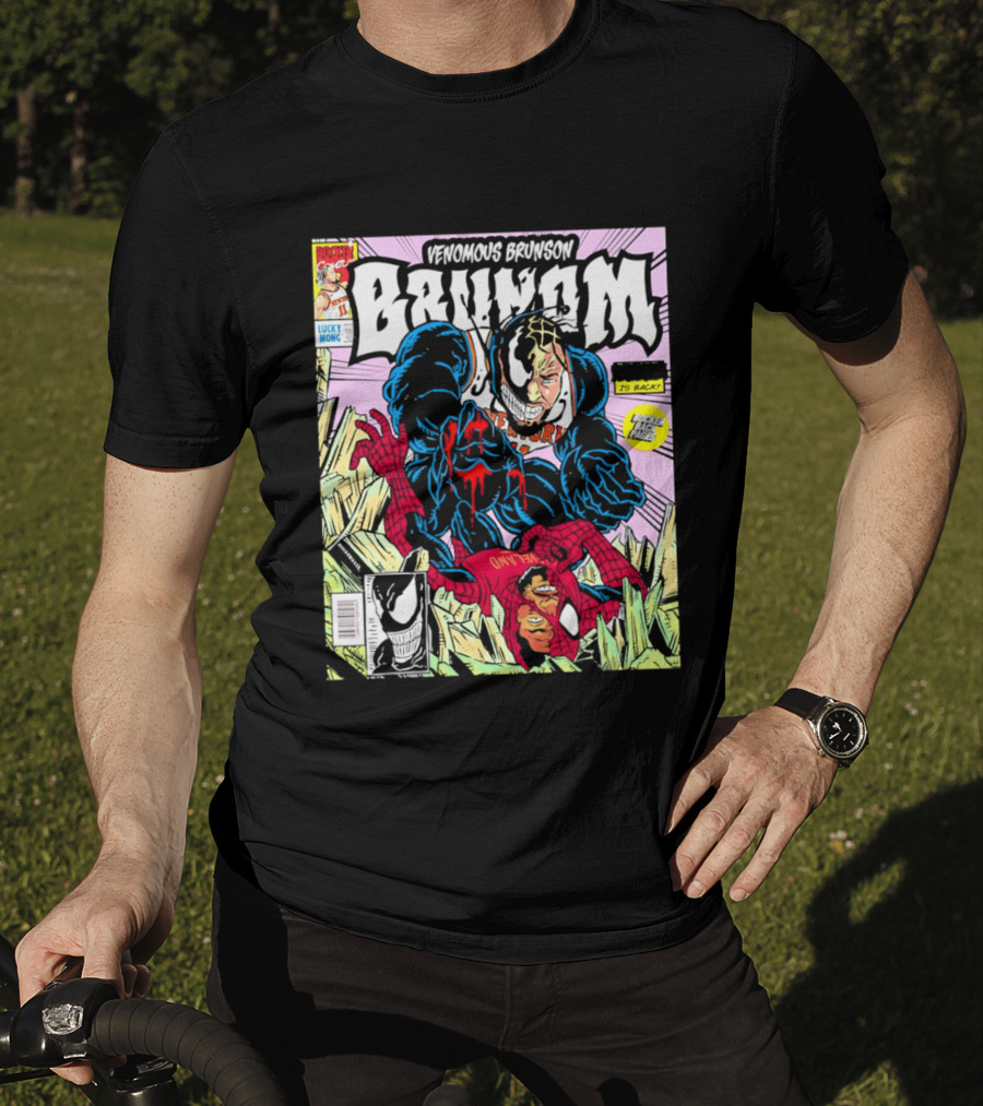 Venomous Brunson Lethal Protector Comic Cover New York Knicks T-Shirt