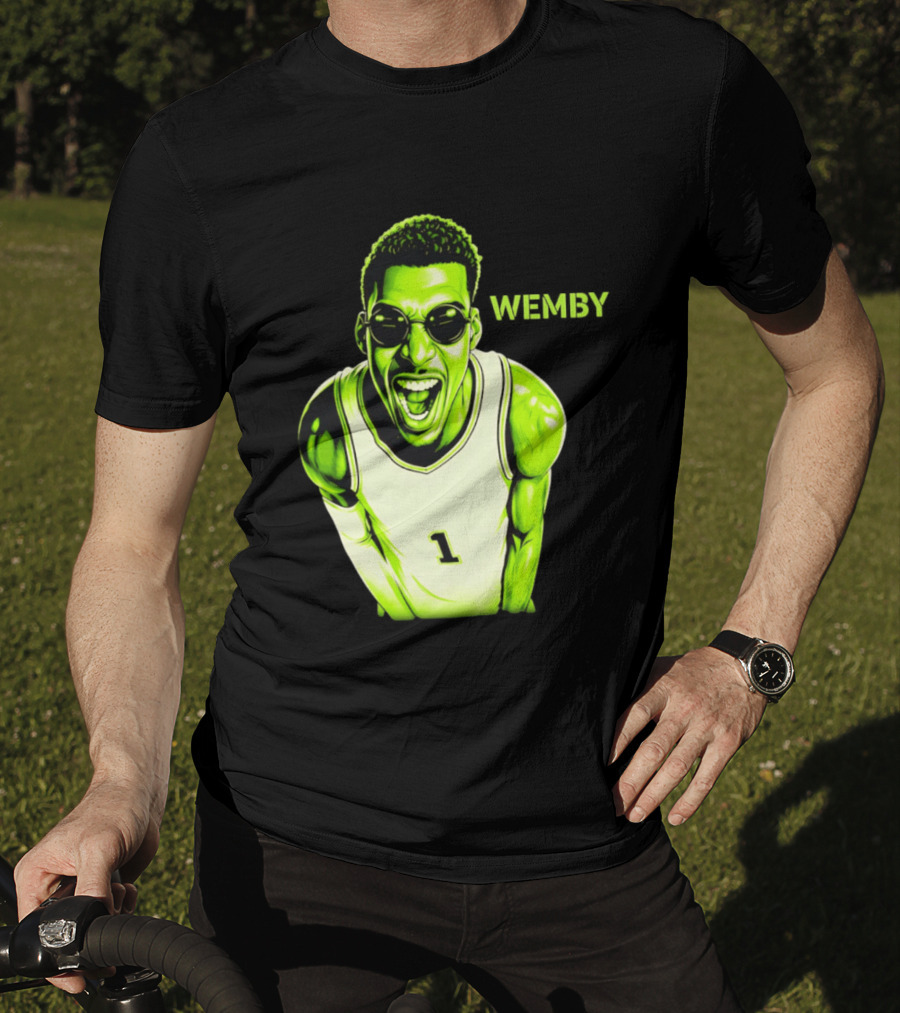 Victor Wembanyama Wemby San Antonio Spurs Alien Basketball Player 1 T-Shirt
