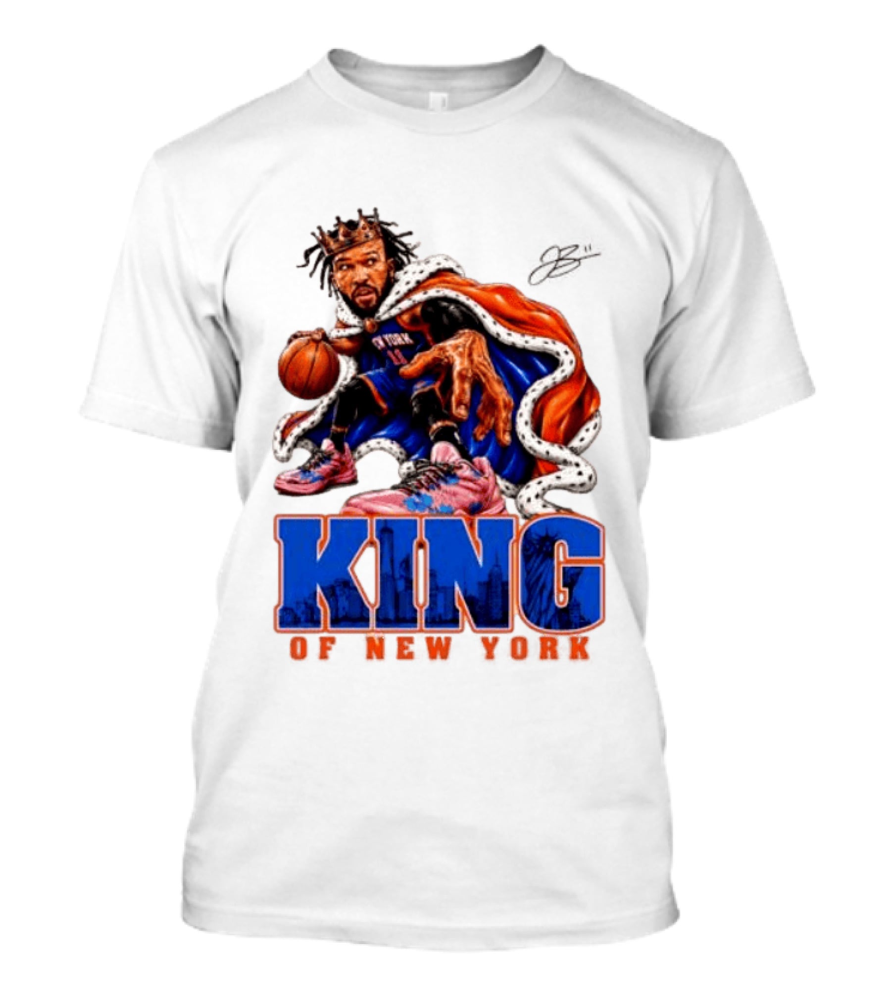 Jalen Brunson 2026 King Of New York Knicks NBA Basketball T-Shirt