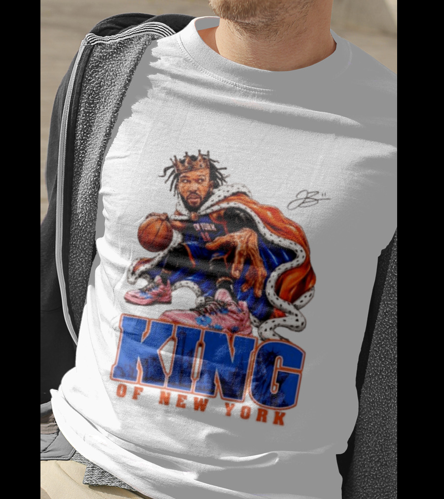 Jalen Brunson 2026 King Of New York Knicks NBA Basketball T-Shirt