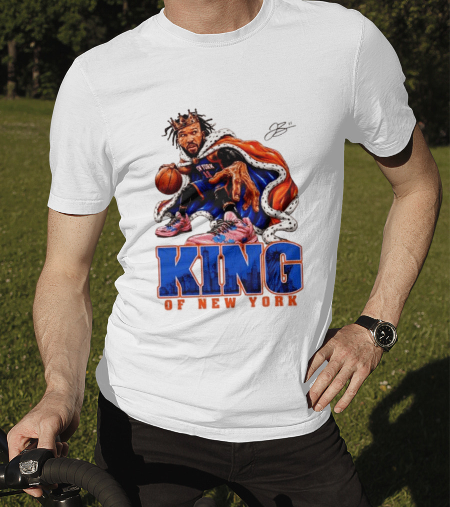 Jalen Brunson 2026 King Of New York Knicks NBA Basketball T-Shirt
